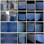 Quarzit Azul Macaubas Rohplatten Tafeln