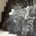 Grigio Carnico Marble stairs